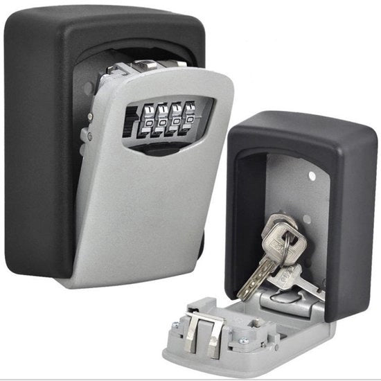 Sistema di Rilascio delle Chiavi Grande Cassetto di Stoccaggio per un massimo di 5 Chiavi per Chiave Principale Esterna con Contenitore Idrorepellente per Montaggio a Parete per Abitazioni, Aziende, Agenzie Immobiliari