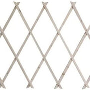 Trade Shop - Traliccio Estensibile In Legno Naturale Chiaro Piante Rampicanti Giardino 200x100cm 222734 -