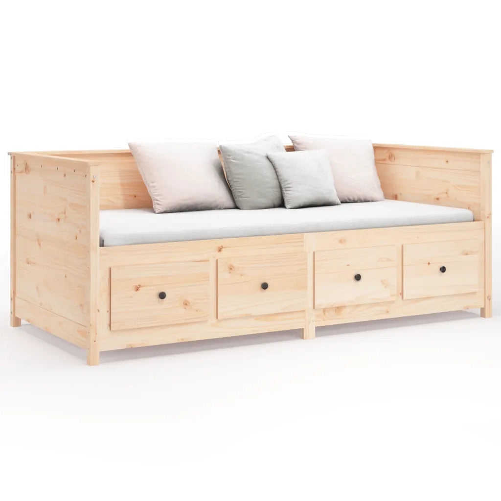 Dormeuse senza Materasso 90x190 cm in Legno Massello di Pino 820911
