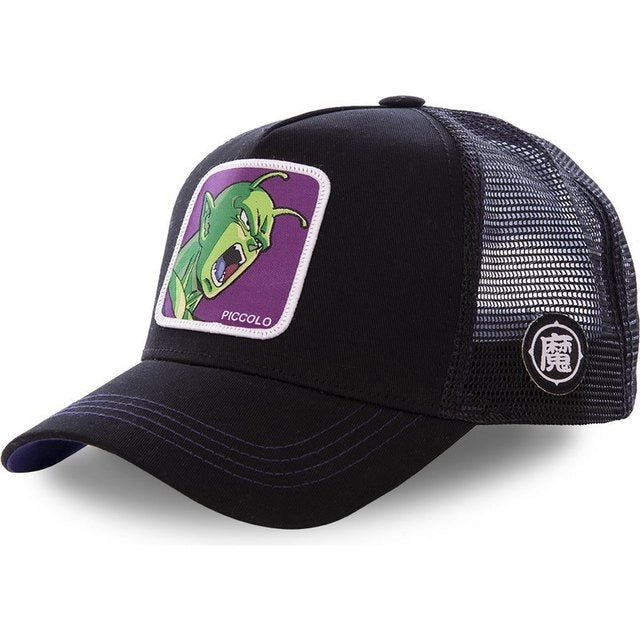 Cappellino da baseball nero con stampa Dragon Ball PICCOLO