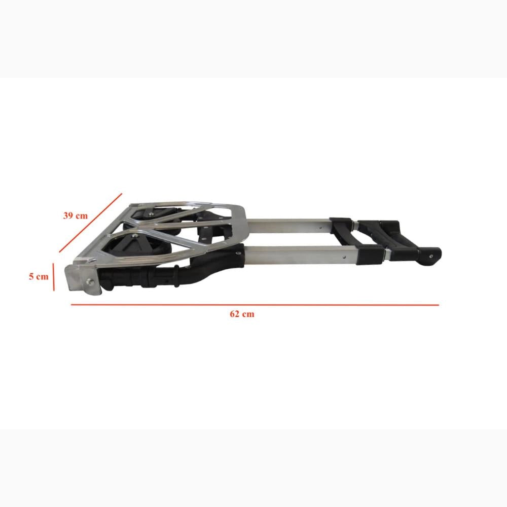 Carrello Portatutto Pieghevole in alluminio Portata 70 Kg Portapacchi Leggero