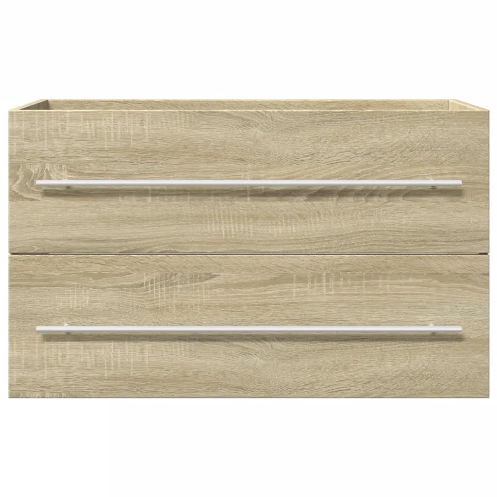 Mobile Lavabo Legno Antico 80x38,5x48 cm in Legno Multistrato