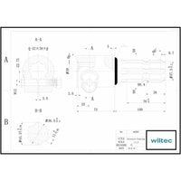 Boccola albero cardanico 175mm Attacco albero scanalato 8-32x38x6 per albero uscita 1 3/4" 6 denti
