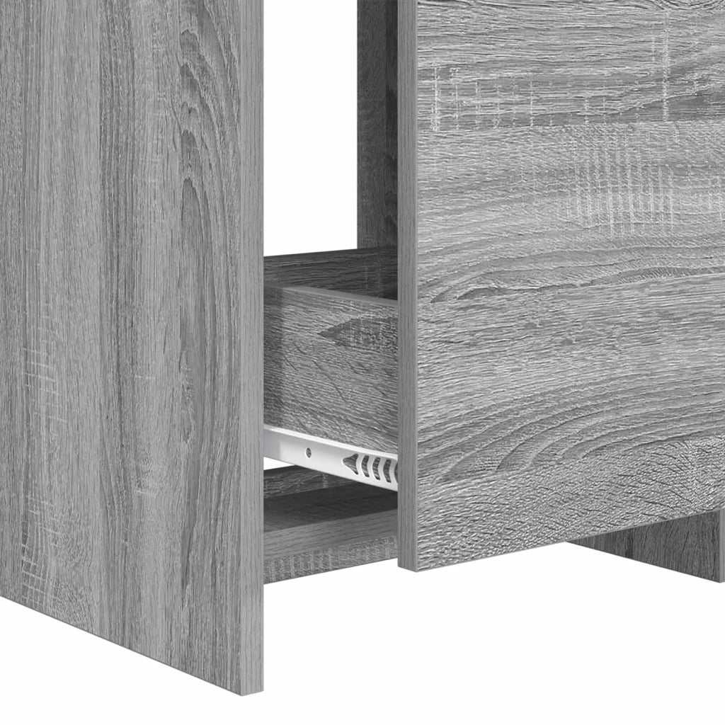Mobiletto da Bagno Sotto Lavabo Sonoma grigio 890717