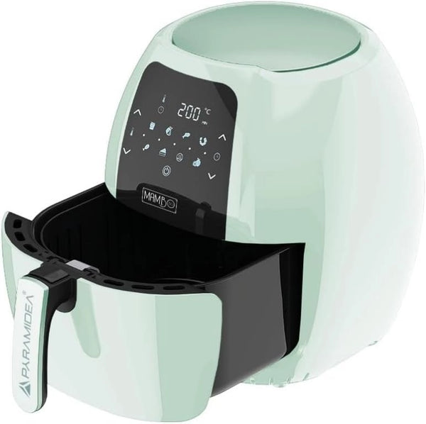 Friggitrice ad Aria Digitale 8 Programmi Capienza 8 Litri Verde Pyramidea