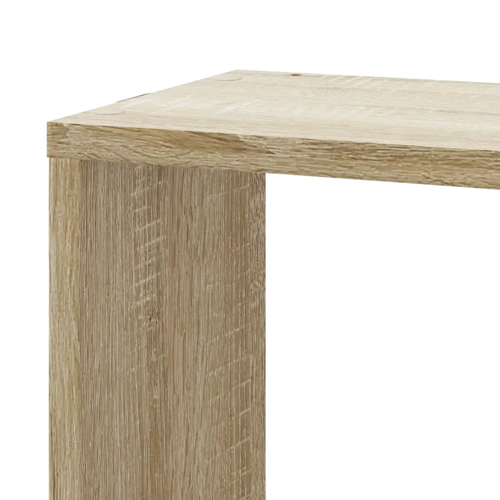 vidaXL Scaffale Angolare a Muro Sonoma 45x45x147 cm Legno Multistrato