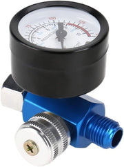 Spuitpistolo pneumatico versatile - Regolatore di pressione 0-10 bar - Pistola per verniciare - Facile da installare - Connettori G1/4 pollici - Leggero e compatto - Pistola per verniciare adattabile
