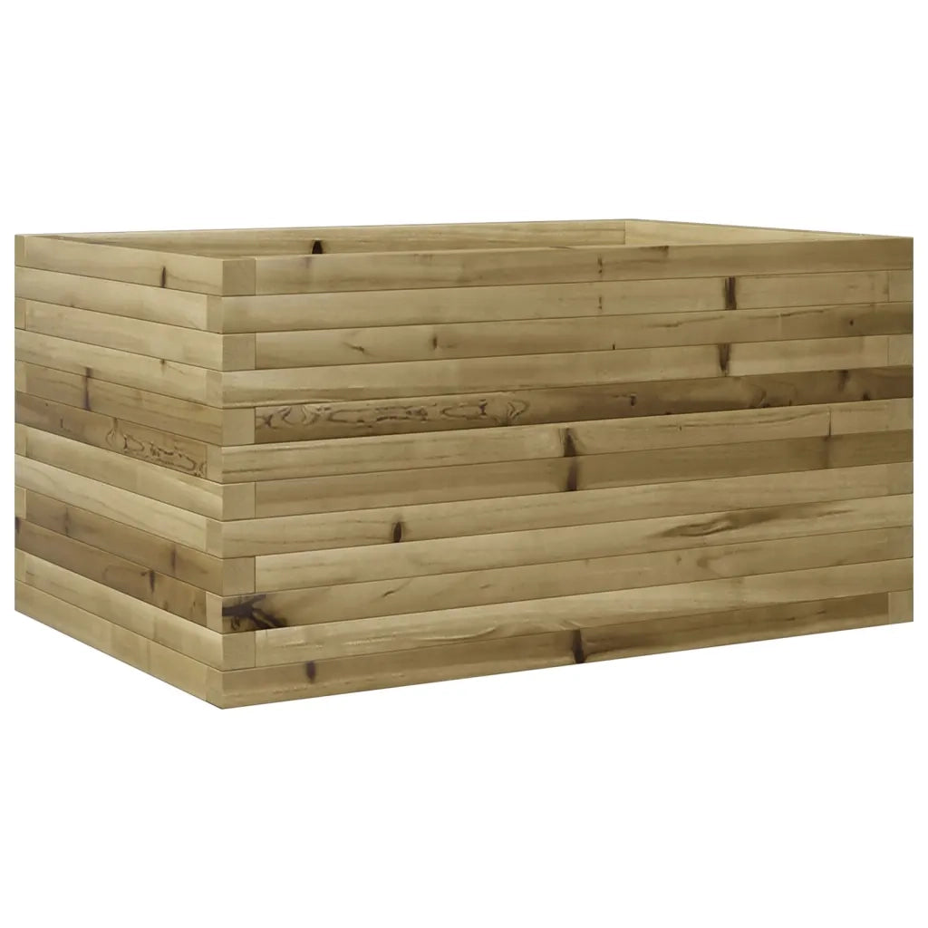 Fioriera da Giardino-Vaso da Esterno 90x60x45,5 cm in Legno di Pino Impregnato