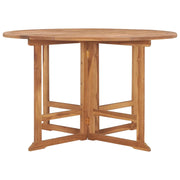 Tavolo da Giardino | Tavolino da esterno Pieghevole ?110x75 cm in Massello di Teak