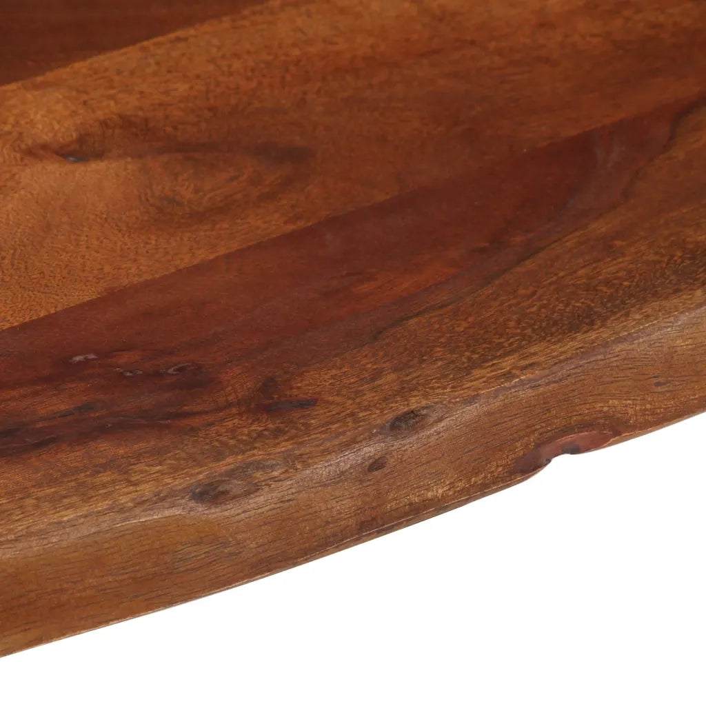 Tavolino ambra 110x55x40 cm in Legno Massello di Acacia