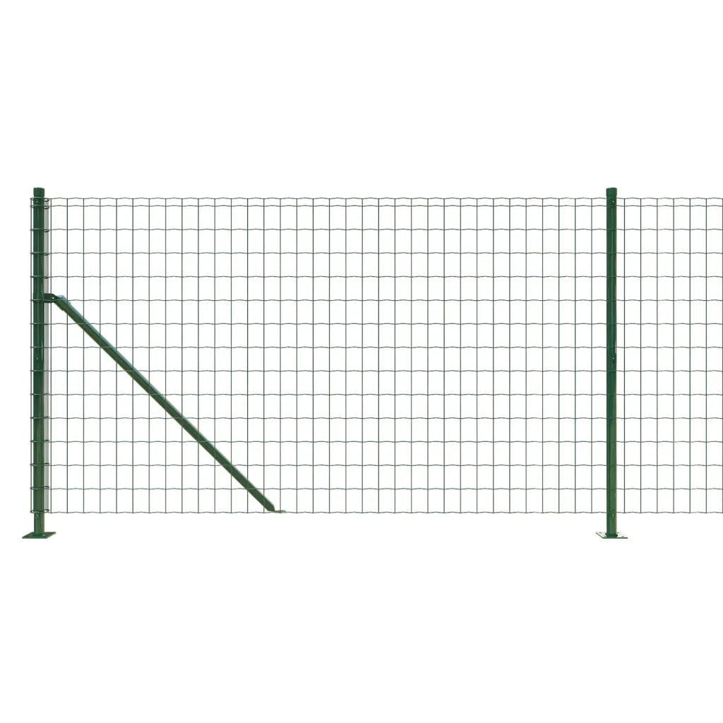 Recinzione Metallica con Flangia Verde 1x25 m 154153
