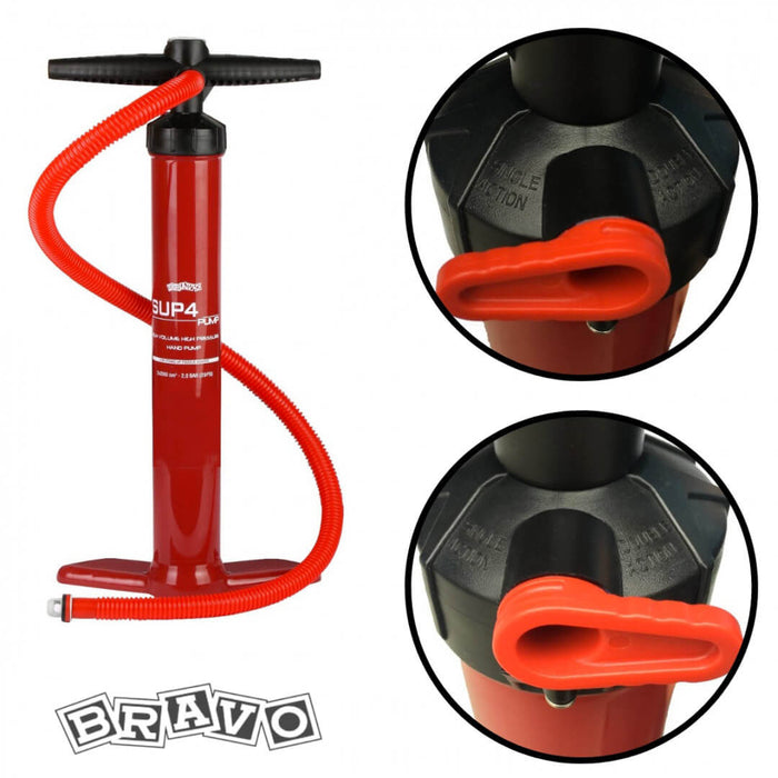 Pompa Manuale a Doppia Azione Alta Pressione per SUP Kayak e Canoa Jbay.Zone Bravo