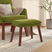 Poggiapiedi Verde Chiaro 45x29,5x35 cm in Velluto 341471