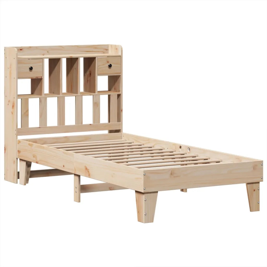 Giroletto senza Materasso 90x200 cm in Legno Massello di Pino 3308852