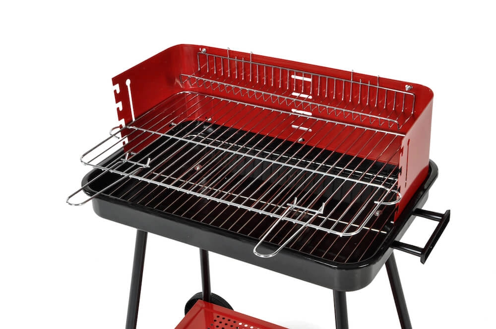 Barbecue a Carbone Carbonella con Paravento e Carrello Taddei Carbonella 60