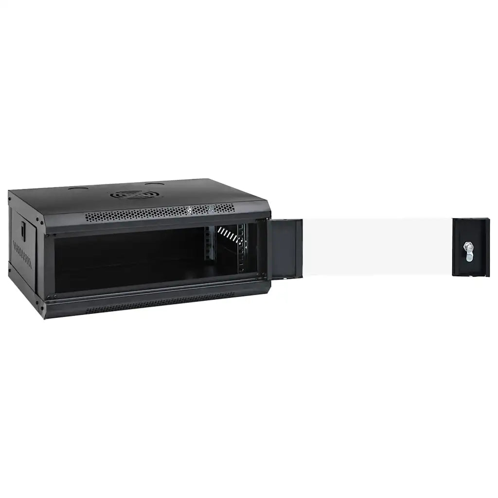 vidaXL Armadietto di Rete a Parete 4U da 19" IP20 53x40x21 cm