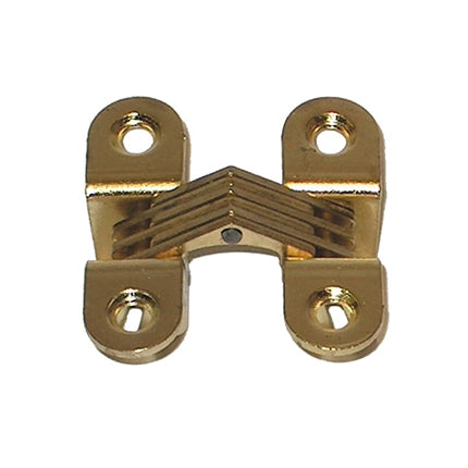Cerniere invisibili - 25 x 80 mm. - acciaio nichelato - 2 pz.