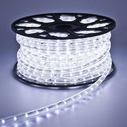Tubo Luminoso 900 LED - 50 Mt Bianco Freddo Uso Esterno Controller 8 Giochi LUCE