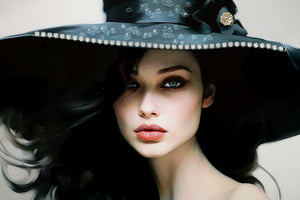 Dipinto Su Tela Laccato Dori C/Cornice -A- Eleganza 62x92