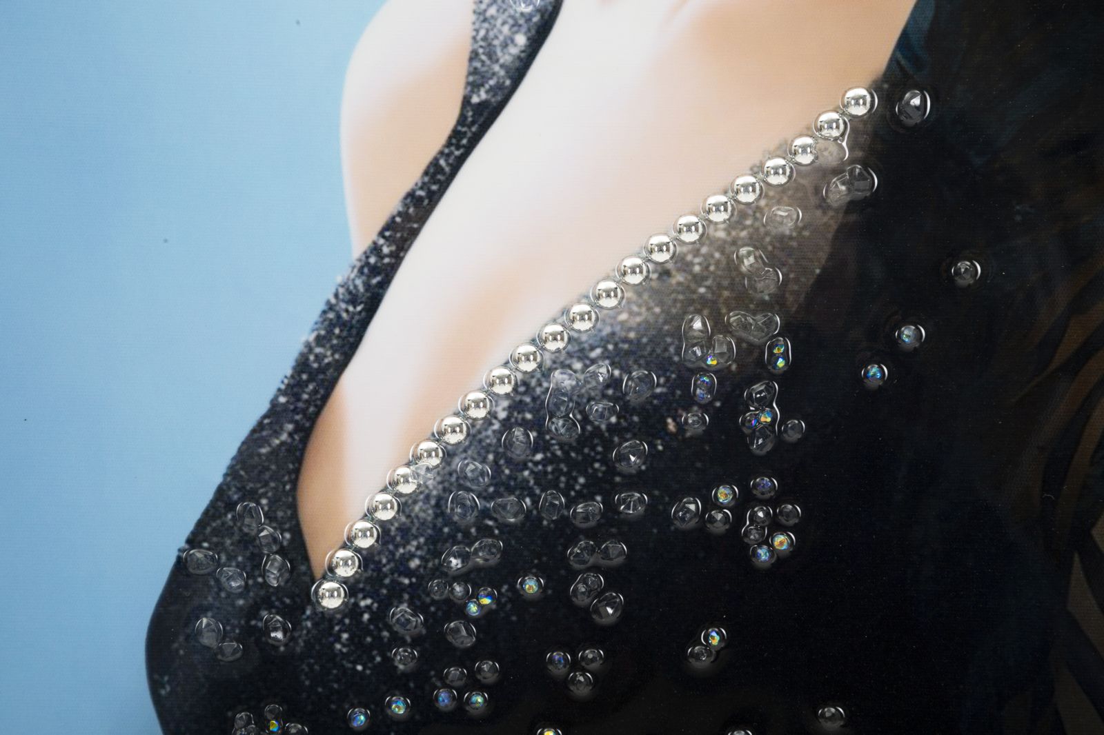 Dipinto Su Tela Laccato Dori C/Cornice -B- Eleganza 62x4x92