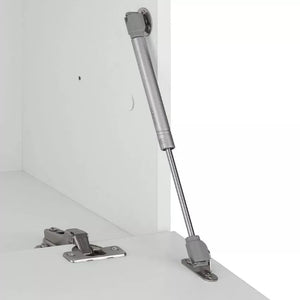 Scrivania Salvaspazio Dalia - Anta Ribaltabile, Made in Italy, Bianco Lucido