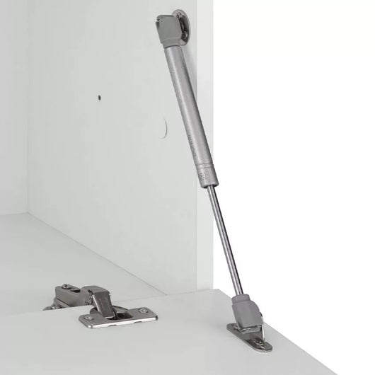 Scrivania Salvaspazio Dalia - Anta Ribaltabile, Made in Italy, Bianco Lucido