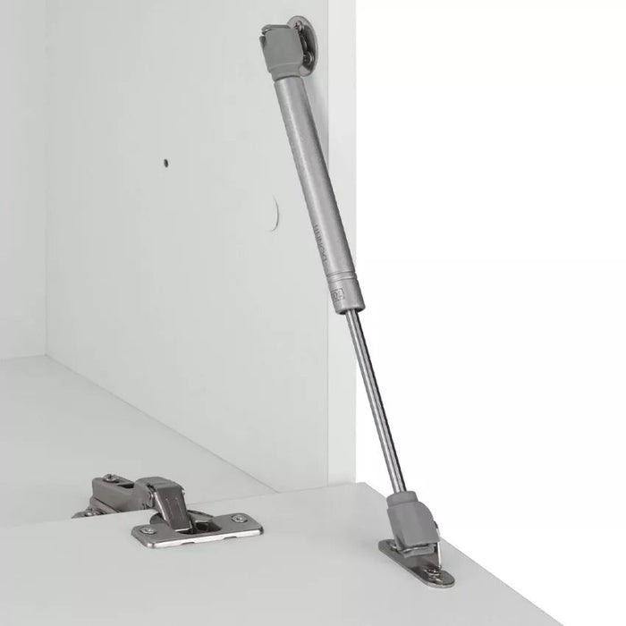 Scrivania Salvaspazio Dalia - Anta Ribaltabile, Made in Italy, Bianco Lucido