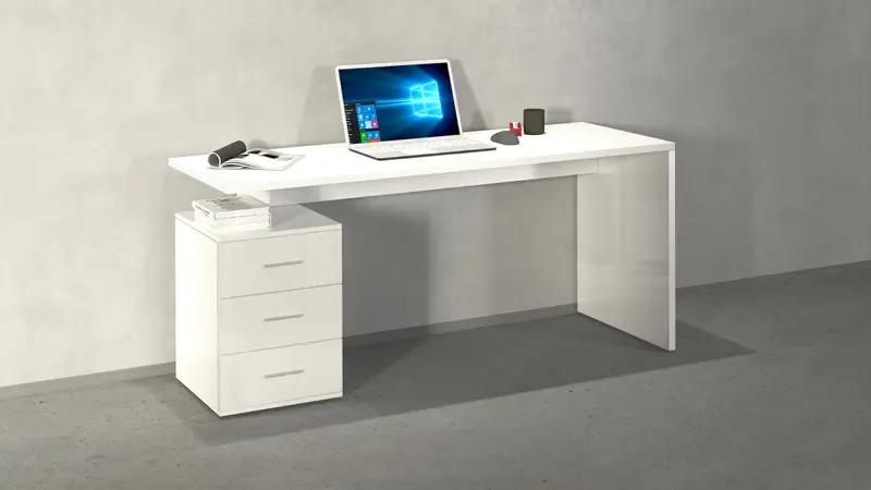 Scrivania New Selina da 160 cm in Legno con 3 cassetti - design moderno
