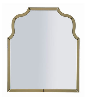 Specchio Da Muro Ankara Oro Misura 78X93 Elegante