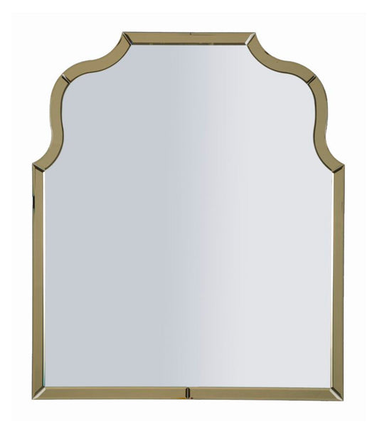 Specchio Da Muro Ankara Oro Misura 78X93 Elegante