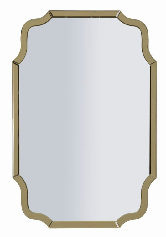 Specchio Da Muro Istanbul Oro Cm 60X1X90 Elegante E Raffinato