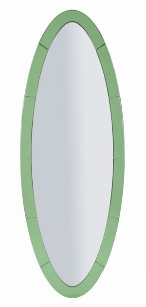 Specchio Da Muro Oslo Verde 55X2X150 Elegante E Raffinato