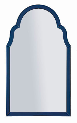 Specchio Da Muro Tangeri Blu Cm 47X1X80 Elegante Design