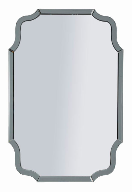 Specchio Da Muro Istanbul Grigio 60X90 Cm Elegante