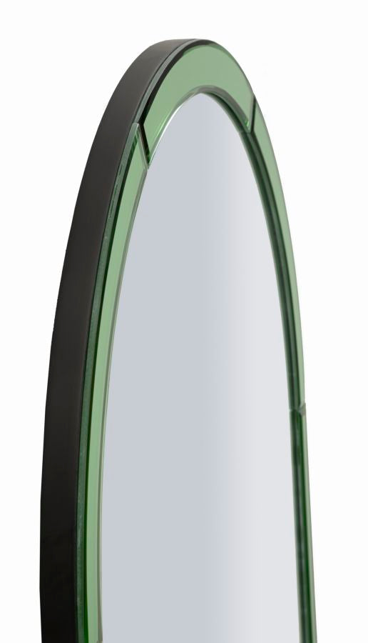 Specchio Da Muro Baku Verde Cm 55X2X150 Design Elegante