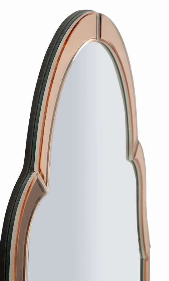 Specchio Da Muro Tangheri Rosa Cm 47X1X80 Elegante Design