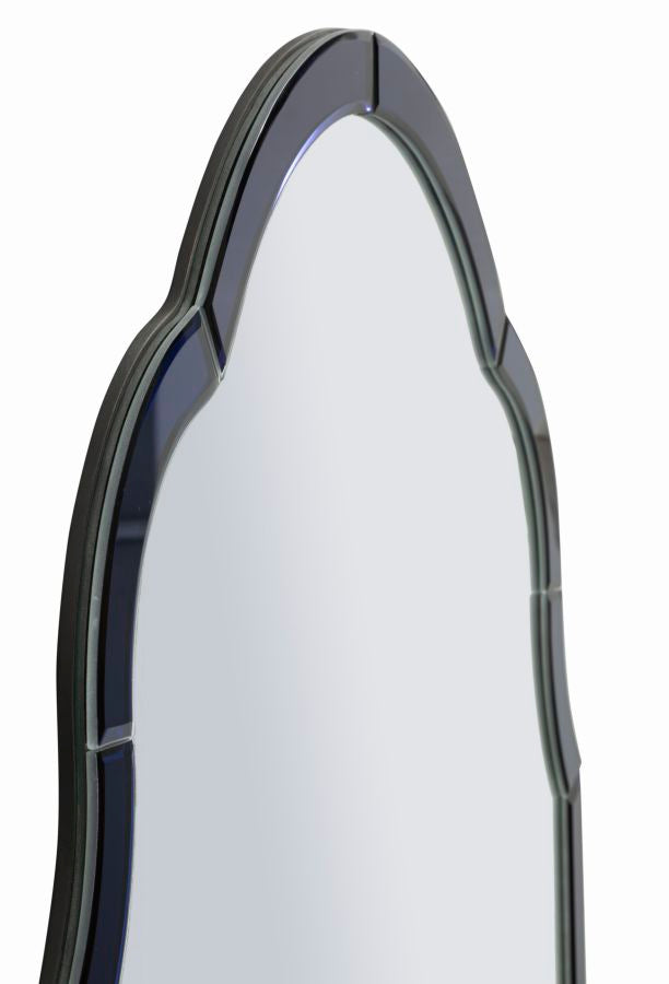 Specchio Da Muro Tangersi Blu Cm 62X1X100 Elegante