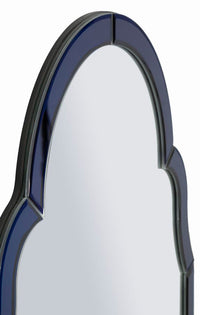 Specchio Da Muro Tangeri Blu Cm 47X1X80 Elegante Design