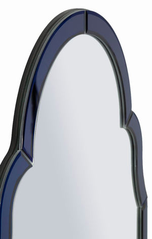 Specchio Da Muro Tangeri Blu Cm 47X1X80 Elegante Design