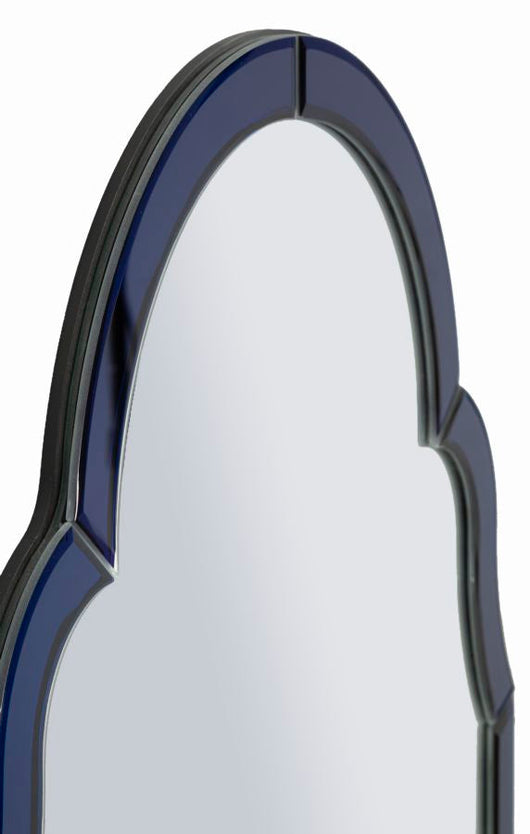 Specchio Da Muro Tangeri Blu Cm 47X1X80 Elegante Design