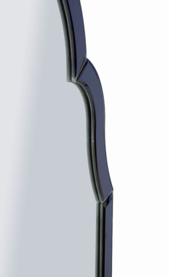 Specchio Da Muro Tangeri Blu Cm 47X1X80 Elegante Design