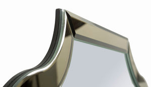 Specchio Da Muro Ankara Oro Misura 78X93 Elegante