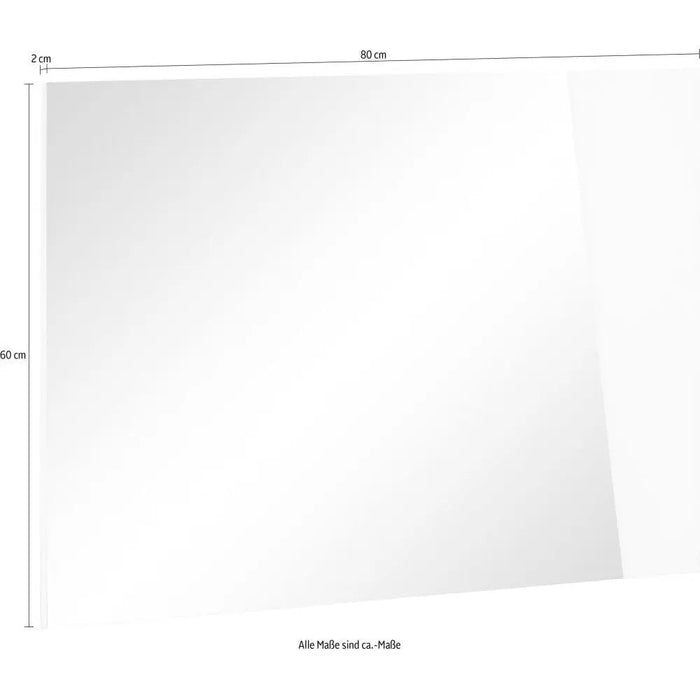 Specchiera Vega Ardesia - Dimensioni L.80 x H.60 x P.2 cm