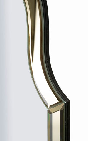 Specchio Da Muro Istanbul Oro Cm 60X1X90 Elegante E Raffinato