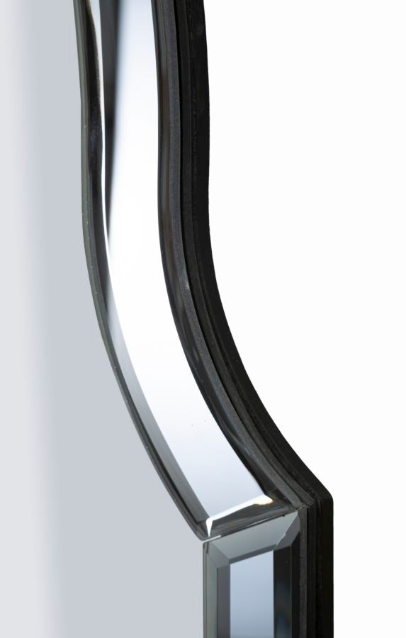 Specchio Da Muro Istanbul Grigio 60X90 Cm Elegante