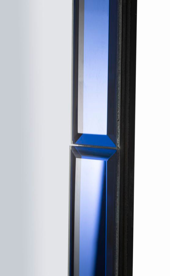 Specchio Da Muro Tangersi Blu Cm 62X1X100 Elegante