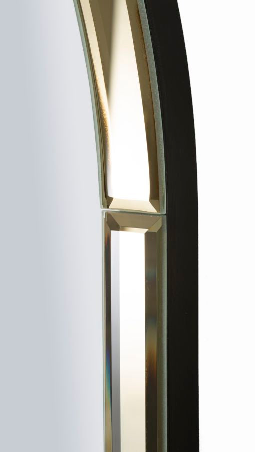 Specchio Da Muro Baku Oro Cm 55X2X150 Elegante Design