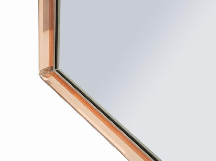 Specchio Da Muro Tangeri Rosa Cm 62X1X100 Elegante