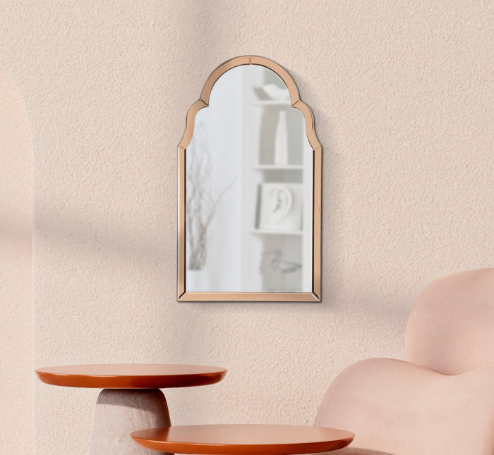 Specchio Da Muro Tangheri Rosa Cm 47X1X80 Elegante Design