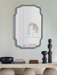 Specchio Da Muro Istanbul Grigio 60X90 Cm Elegante